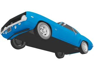 Chevrolet Camaro SS (1969) 3D Model