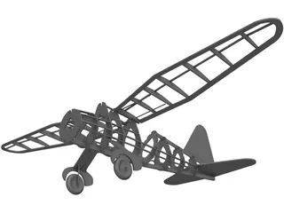 Westland Lysander 3D Model