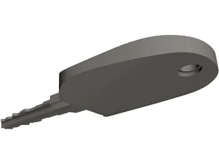 Bike Key 3D Model