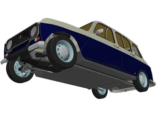 Renault 4 3D Model