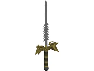 Sword Of Power 3D Model