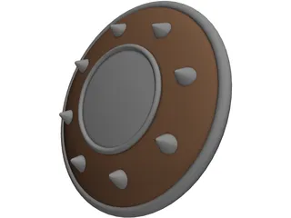 Spiked Buckler 3D Model