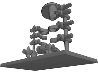 Miniature Confocal System 3D Model