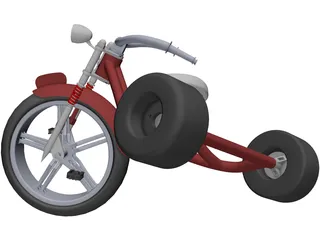 Kids Trike 3D Model