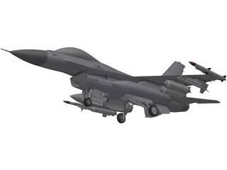 F-16 Fighting Falcon 3D Model