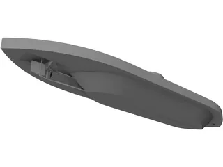 US Ironclad Monitor 3D Model