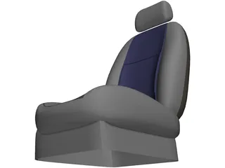 Car Seat 3D Model