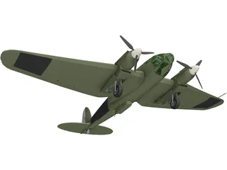 Heinkel He 111 H 3D Model