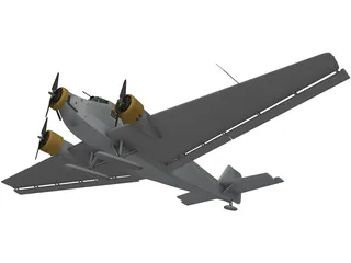 Junkers Ju 52 G5 3D Model