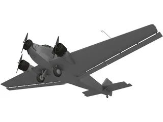 Junkers Ju 52 G9 3D Model