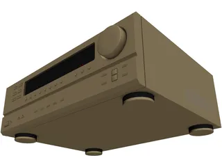 Denon Amplifier 3D Model