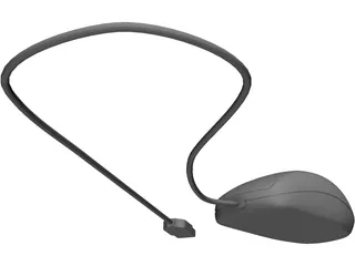 Computer Mouse 3D Model