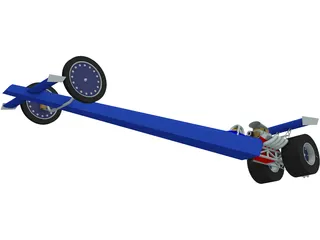 Dragster 3D Model