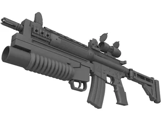 Gun 3D Model