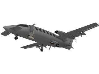 Piaggio P180 Avanti 3D Model