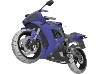 Yamaha R1 (2002) 3D Model