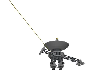 Voyager Space Craft 3D Model