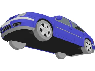 Volkswagen Bora 3D Model