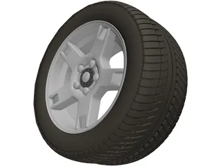 Wheel Chevrolet Corvette 3D Model