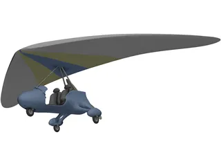 Microlight 3D Model