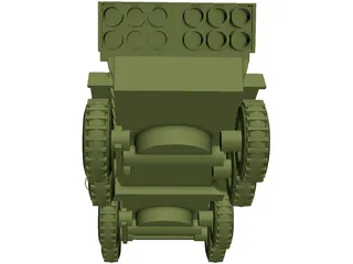 US HIMARS MLRS [+M977 Hemmt] 3D Model