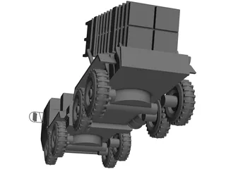 MIM-101 Patriot Mounted 3D Model