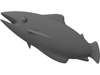 Salmon 3D Model