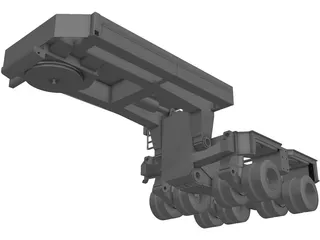 Goldhofer Hydraulic Gooseneck (2000) 3D Model