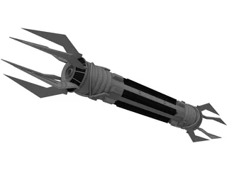 Double Bladed Lightsaber 3D Model