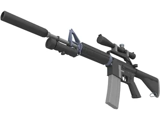 M4A2 3D Model