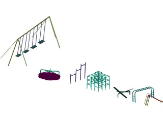 Playground Set 3D Model