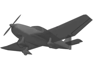 Robin DR400 3D Model