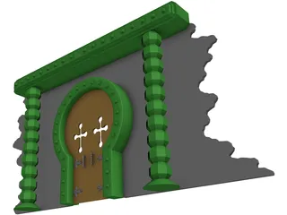 Archway Tomb 3D Model