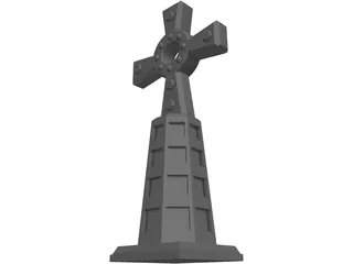 Cross Celtic 3D Model