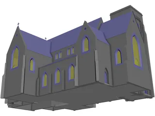 Church Gothic 3D Model