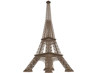 Eiffel Tower 3D Model