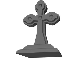 Gothic Grave 3D Model