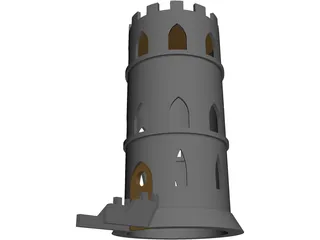 Tower Prison 3D Model