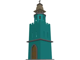 Tower Christian 3D Model