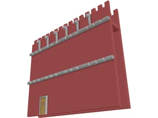 Wall Gothic 3D Model