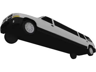 Dodge Durango Limo 3D Model