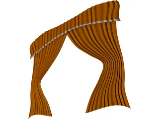 Curtains 3D Model