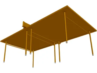 Pinpong Table 3D Model