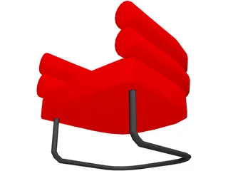 Chair Bibendum 3D Model