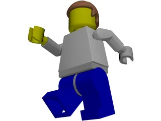 Lego Man 3D Model