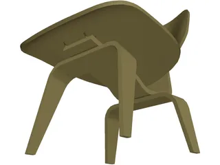 Plywood Chair 3D Model