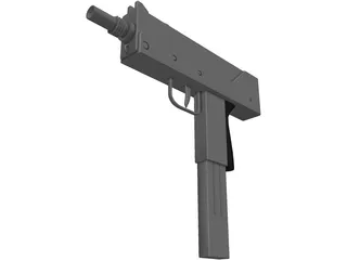 Ingram M10 3D Model