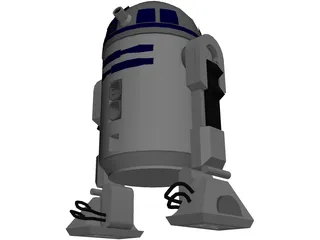 Star Wars R2-D2 R2-Unit 3D Model