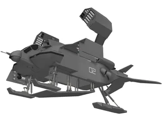 Star Wars Dropship 3D Model