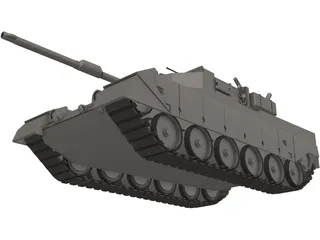 Tank 3D Model